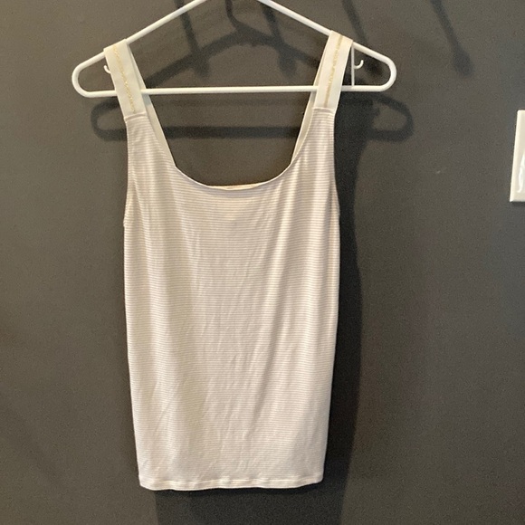 Calida size medium brown and white cami top great condition - Picture 1 of 10